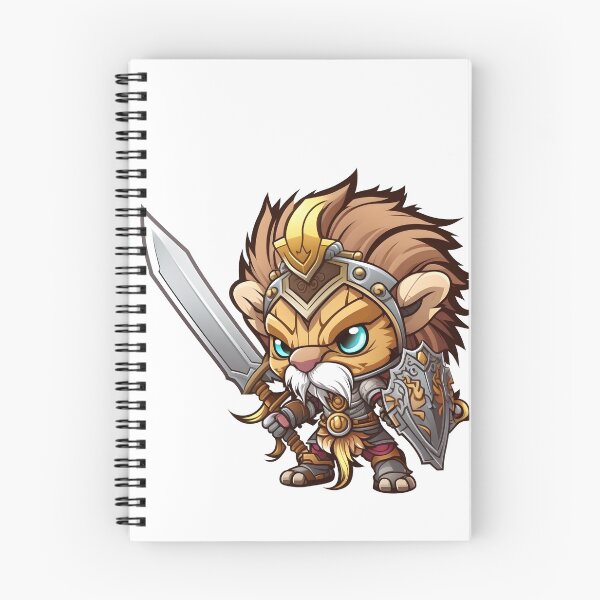 Item preview, Chibi Warrior Lion designed and sold by ToxicDisign.