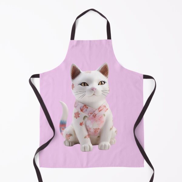 Item preview, Porcelain Sakura Cat Doll - Cherry Blossom designed and sold by TVBArchive.