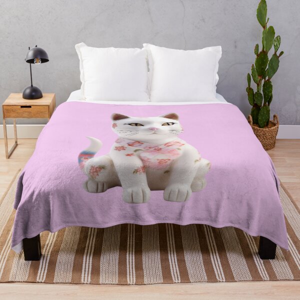 Item preview, Porcelain Sakura Cat Doll - Cherry Blossom  designed and sold by TVBArchive.