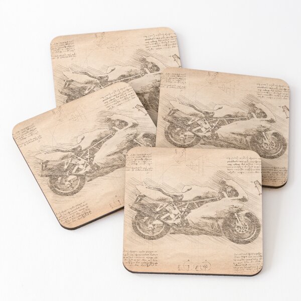 Item preview, Da Vinci Sketch Art Ducati900ss 1998 - Vintage designed and sold by Rayyanz.