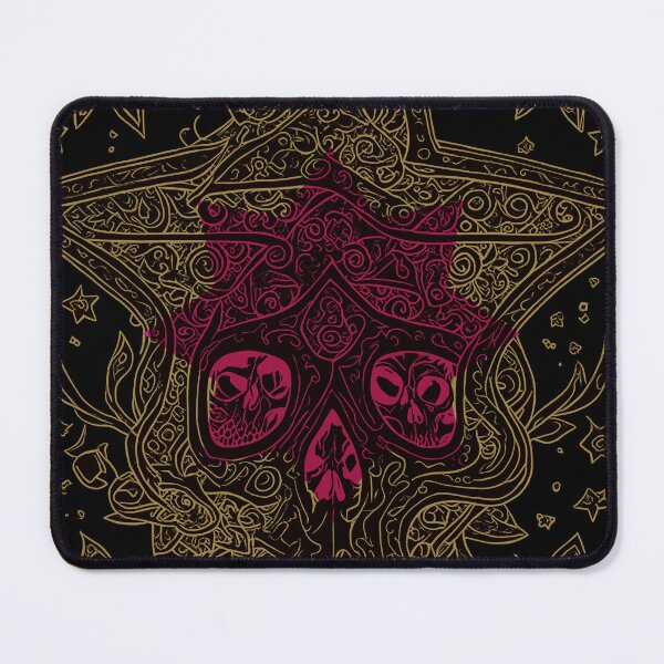 Item preview, gothic skull, arabesque motif designed and sold by weirdove.