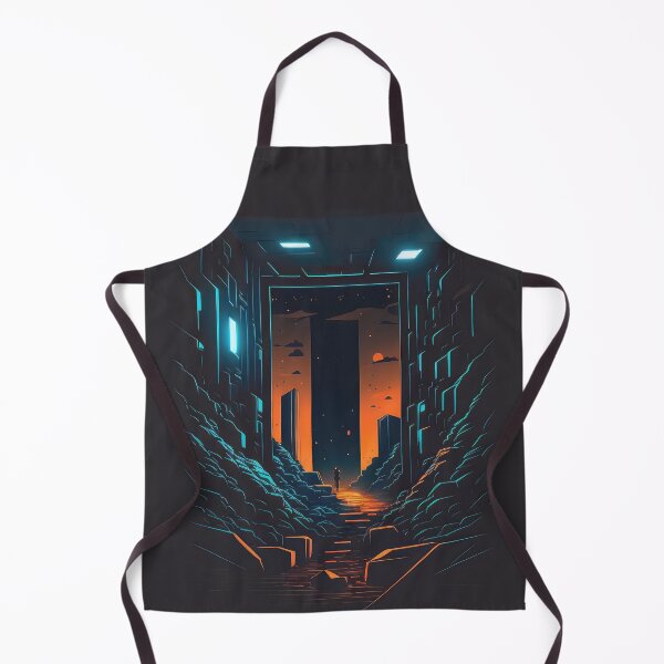 Item preview, Minimalist Futurstic Cityscape designed and sold by aiko-art.