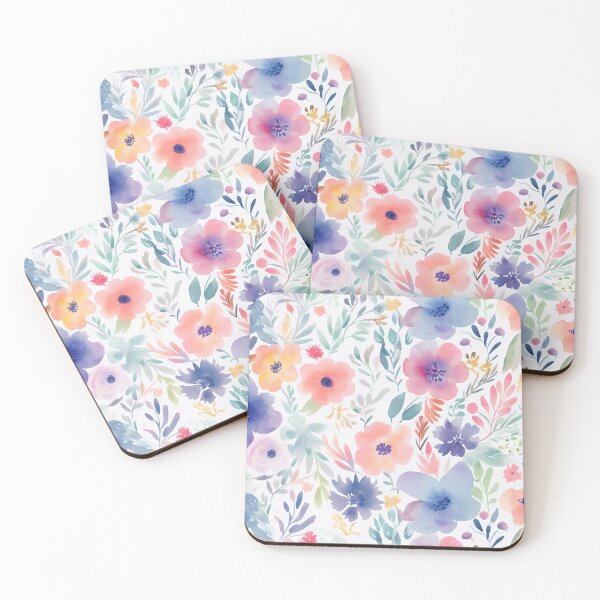 Item preview, Pastel Floral Pattern designed and sold by MTJ-Mushrooms.