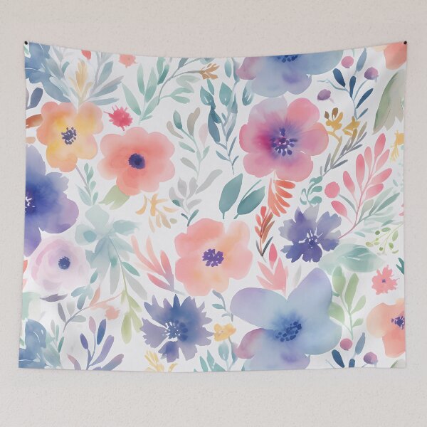 Item preview, Pastel Floral Pattern designed and sold by MTJ-Mushrooms.