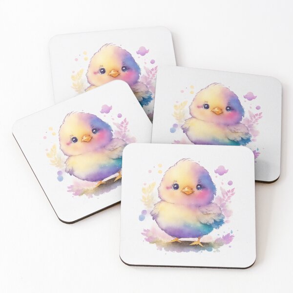Item preview, Watercolor cute chicken designed and sold by phuvt.