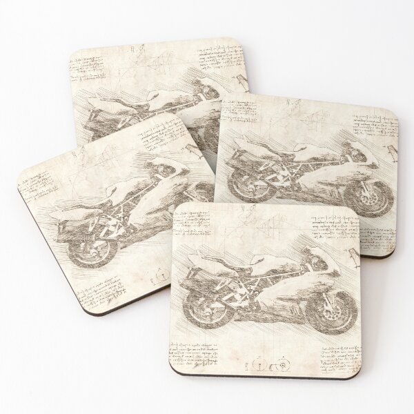 Item preview, Da Vinci Sketch Art Ducati900ss 1998 - Paper designed and sold by Rayyanz.