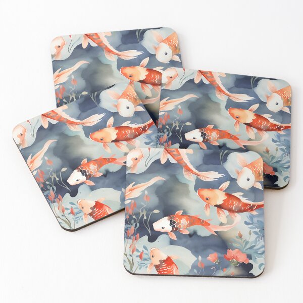 Item preview, Kois Swimming in Water designed and sold by child-of-nature.