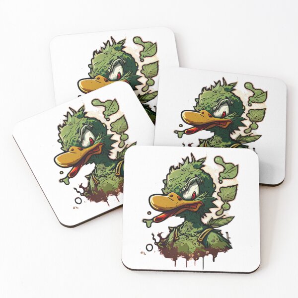 Item preview,  cute high duck smoking weed designed and sold by futuresimo04.