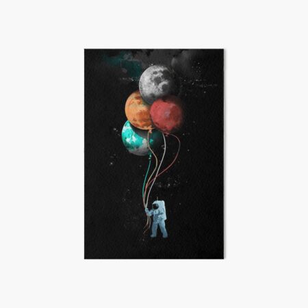 The Spaceman's Trip Art Board Print