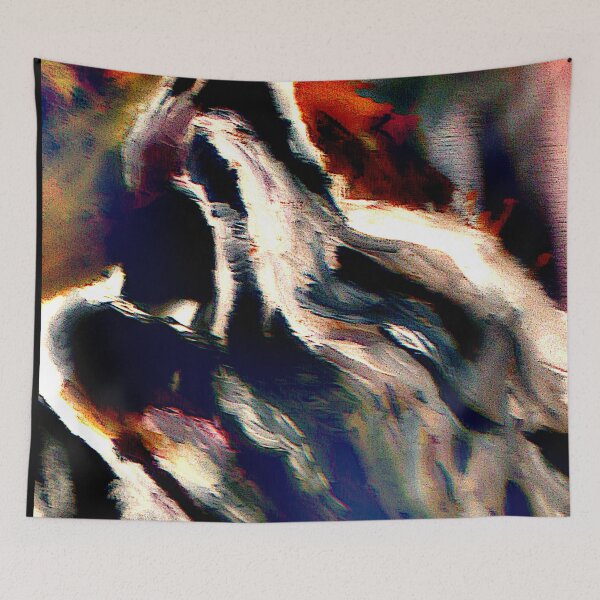 Item preview, Painted Wolf in Motion, Oil Painting designed and sold by thepeatbog.