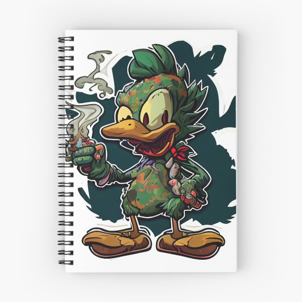 Item preview,  cute high duck smoking weed designed and sold by futuresimo04.