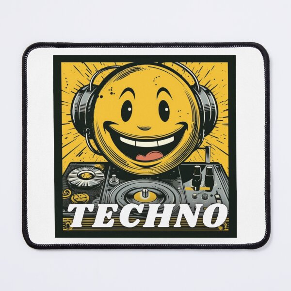 Item preview, DJ Smiley Logo ß0, Techno designed and sold by CremisArt.