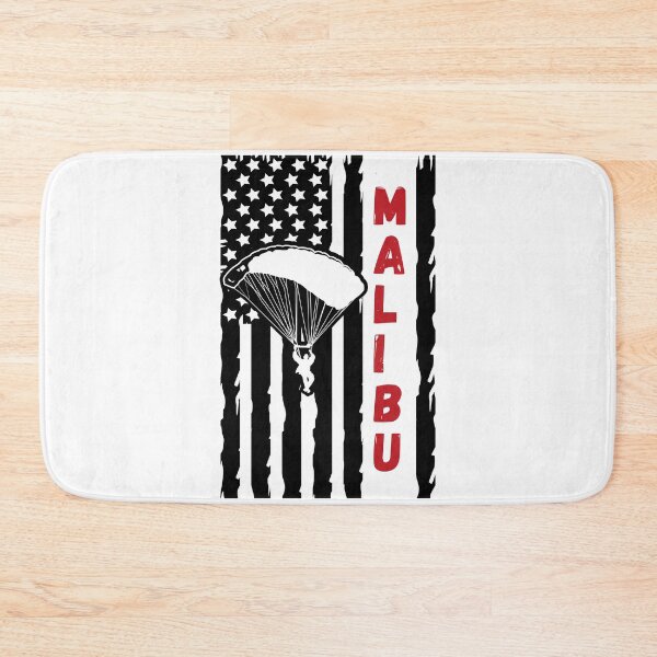 Item preview, Skydiving in Malibu, California CA - Vintage Paragliding Parachuting Logo designed and sold by Vintage-TM.