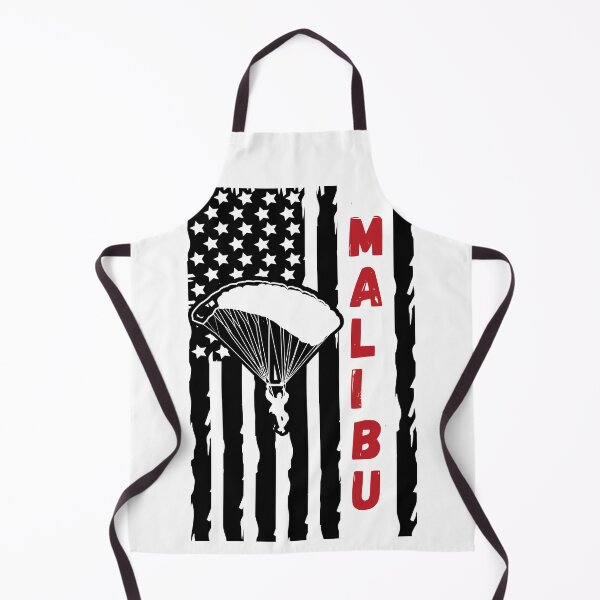 Item preview, Skydiving in Malibu, California CA - Vintage Paragliding Parachuting Logo designed and sold by Vintage-TM.