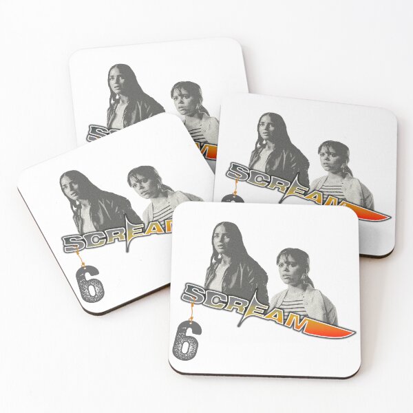 Item preview, scream VI  (Scream 6) Melissa Barrera (Sam Carpenter) - Jenna Ortega (Tara Carpenter) scary horror movie graphic design by ironpalette  designed and sold by ironpalette.
