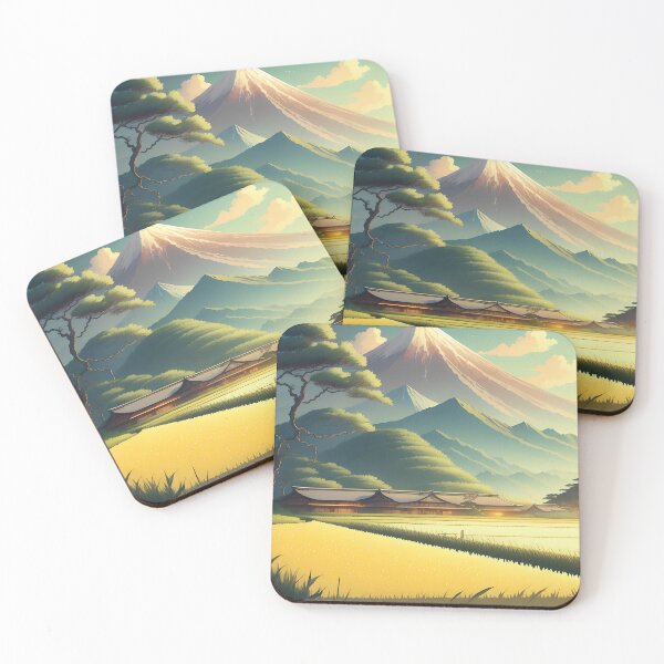 Item preview, The Japan ricefield landscape designed and sold by Tokyo Retro.