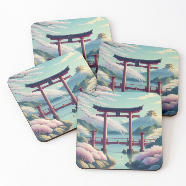 Artikelvorschau, Japan-Tempeltor auf dem See entworfen und verkauft von Tokyo Retro.