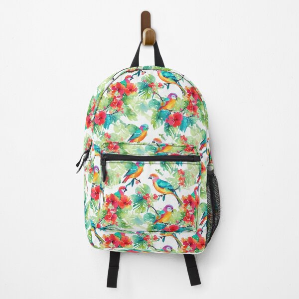 Item preview, Delightful Tropical birds Pattern designed and sold by TheLomiLoveBus.