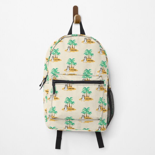 Item preview, Welcome Summer with Husky Dog Wearing Sunglasses on Beach with Palms designed and sold by SeasonalDogs.