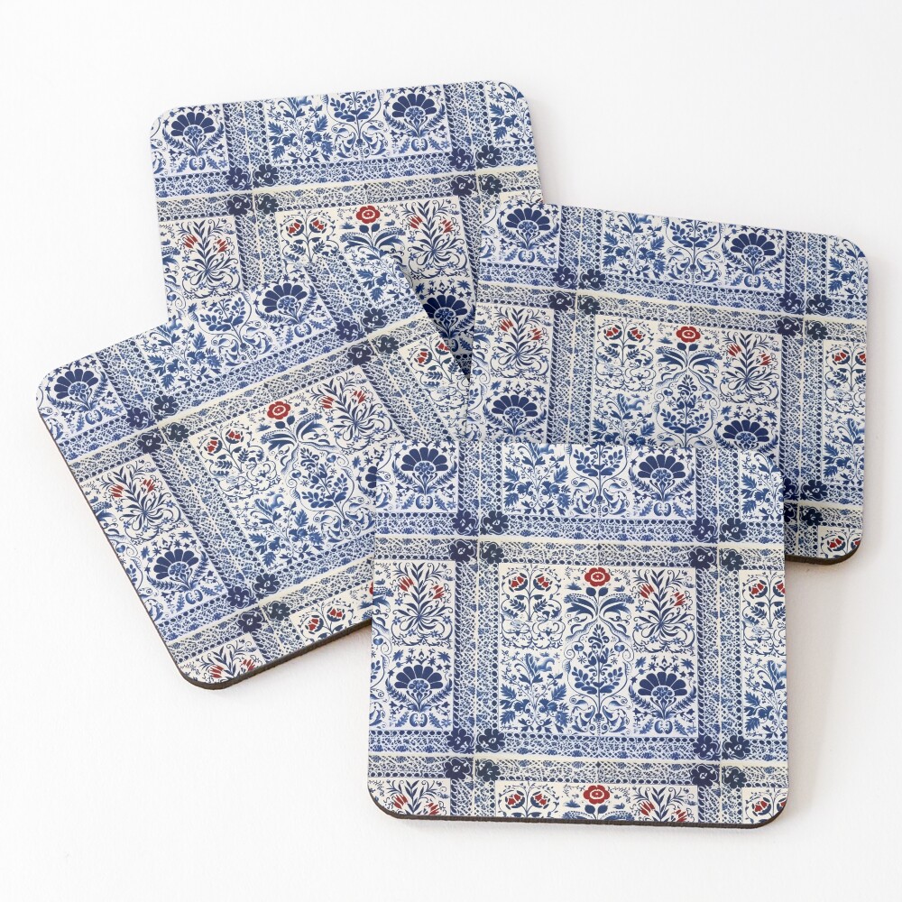 Artikel-Vorschau von Untersetzer (4er Set), designt und verkauft von PixelPatchwork.