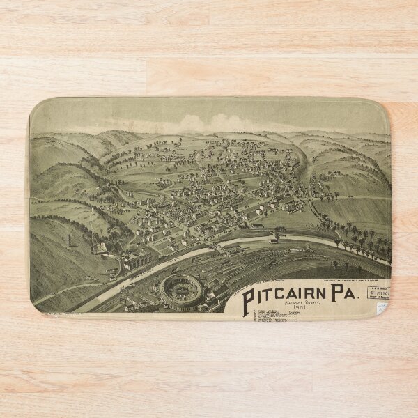 Item preview, Pitcairn, Pennsylvania (1901) designed and sold by allhistory.