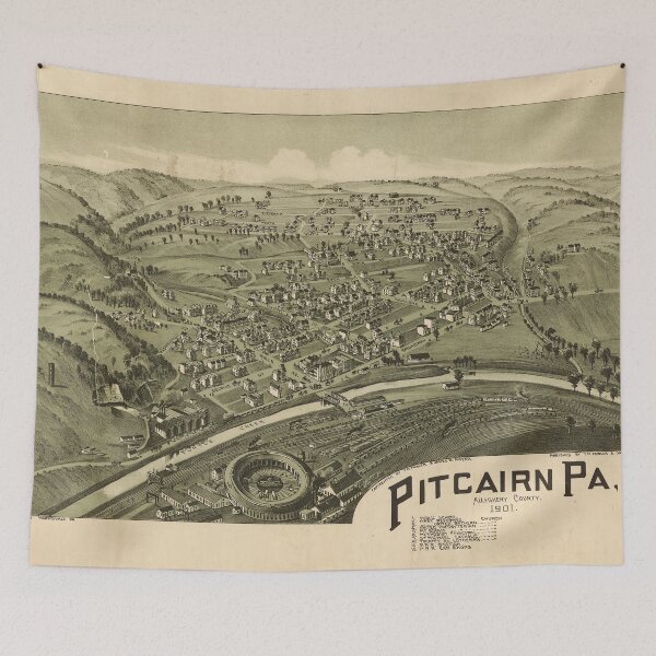 Item preview, Pitcairn, Pennsylvania (1901) designed and sold by allhistory.