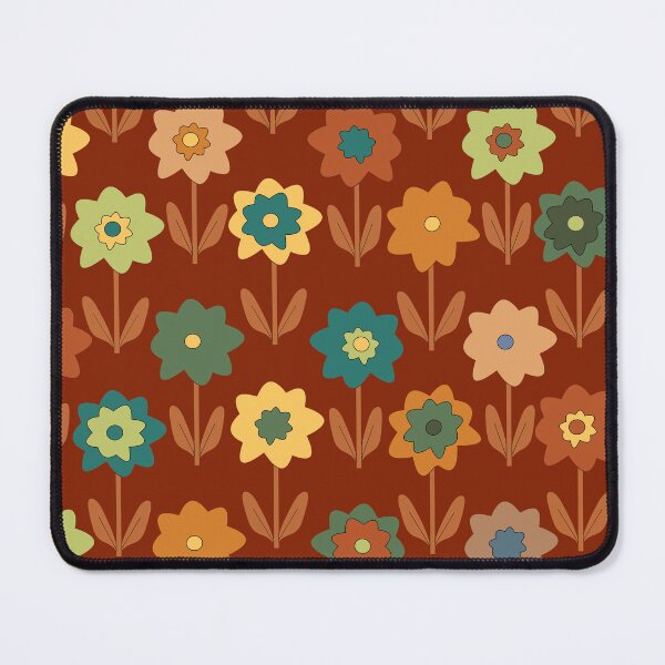 Item preview, Tallo Flores Patrón Tonos Tierra designed and sold by BartholGraphics.
