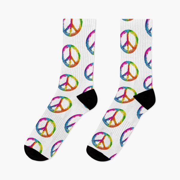 Item preview, Rainbow Peace Sign 2 of 3 designed and sold by Glenn Slingsby.