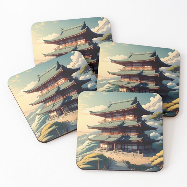 Item preview, Japan Temple on the hill designed and sold by Tokyo Retro.