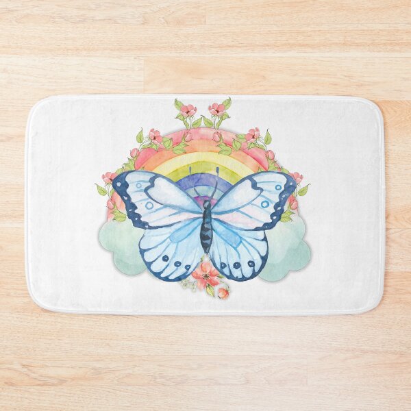 Item preview, Beautiful Blue Watercolor Enjoy The Butterflies Design designed and sold by Odetee.
