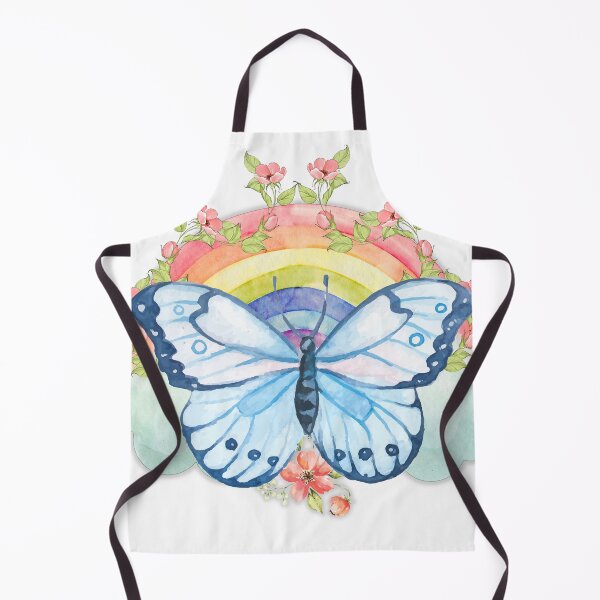 Item preview, Beautiful Blue Watercolor Enjoy The Butterflies Design designed and sold by Odetee.