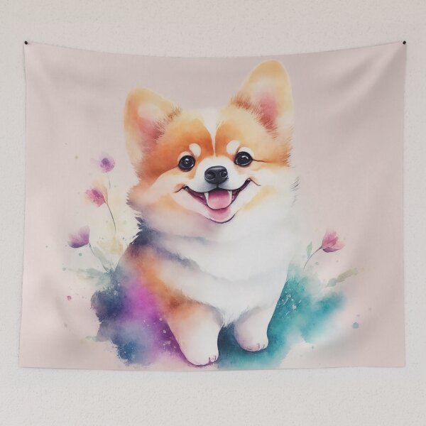Item preview, Watercolor cute dog designed and sold by phuvt.