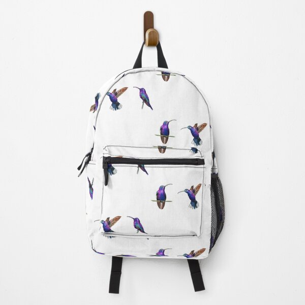 Item preview, Violet Saberwing Hummingbirds in Watercolor designed and sold by julyperson.