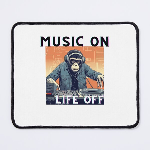 Item preview, Music on Life Off Monkey, DJ, Music designed and sold by CremisArt.