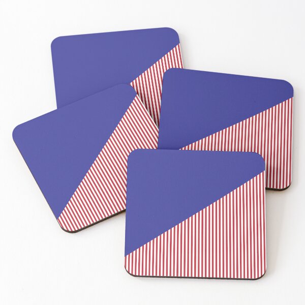 Item preview, Triangle and Stripes | Mixed Patterns | Blue and Red designed and sold by rsty11.