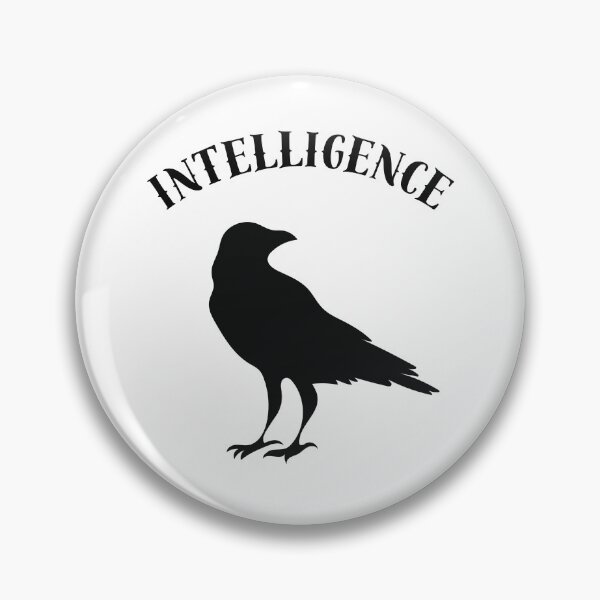Item preview, Crow Spirit Animal - Intelligence designed and sold by QuotableCulture.