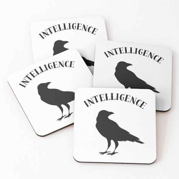 Item preview, Crow Spirit Animal - Intelligence designed and sold by QuotableCulture.
