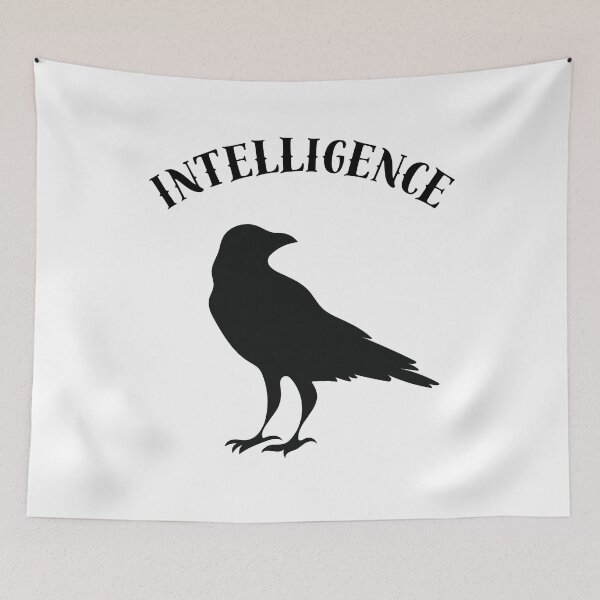 Item preview, Crow Spirit Animal - Intelligence designed and sold by QuotableCulture.