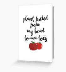 Plant Fueled - Vegan/Vegetarian Greeting Card