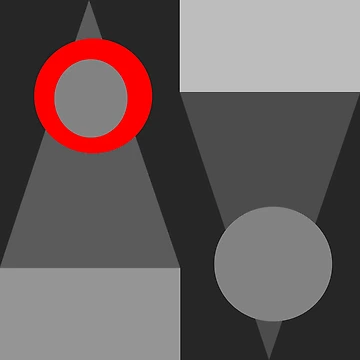 Artwork thumbnail, Minimal Red Pattern by BartholGraphics