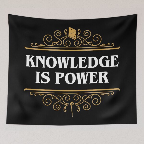 Item preview, Wizard Knowledge is Power Funny Tabletop RPG designed and sold by pixeptional.