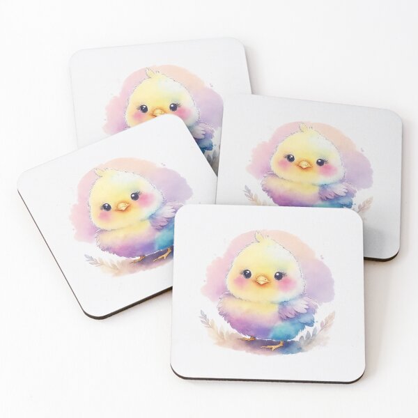 Item preview, Watercolor cute chicken designed and sold by phuvt.