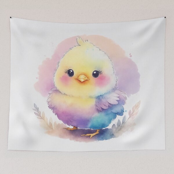 Item preview, Watercolor cute chicken designed and sold by phuvt.