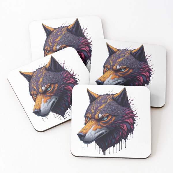 Item preview, Colorful Wolf 002 designed and sold by MrThorV2.