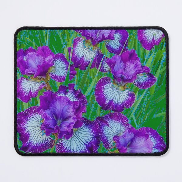 Item preview, PURPLE SIBERIAN IRIS FLOWERS ART designed and sold by sharlesart.
