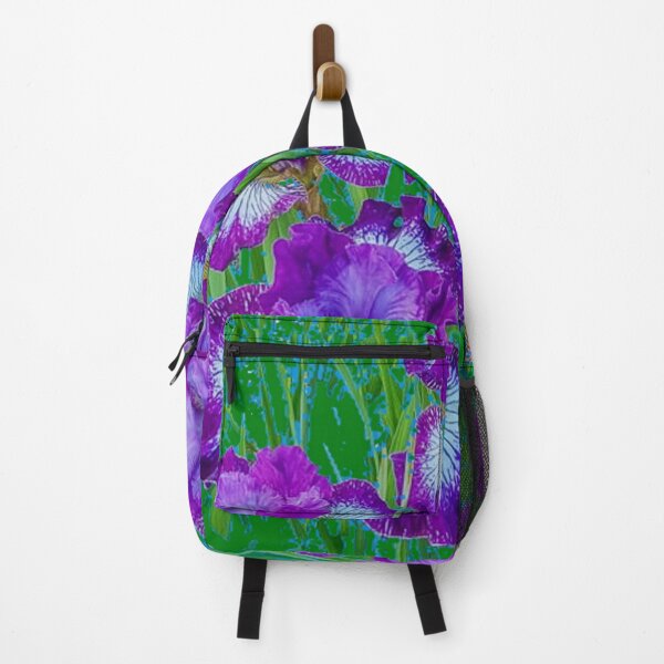 Item preview, PURPLE SIBERIAN IRIS FLOWERS ART designed and sold by sharlesart.