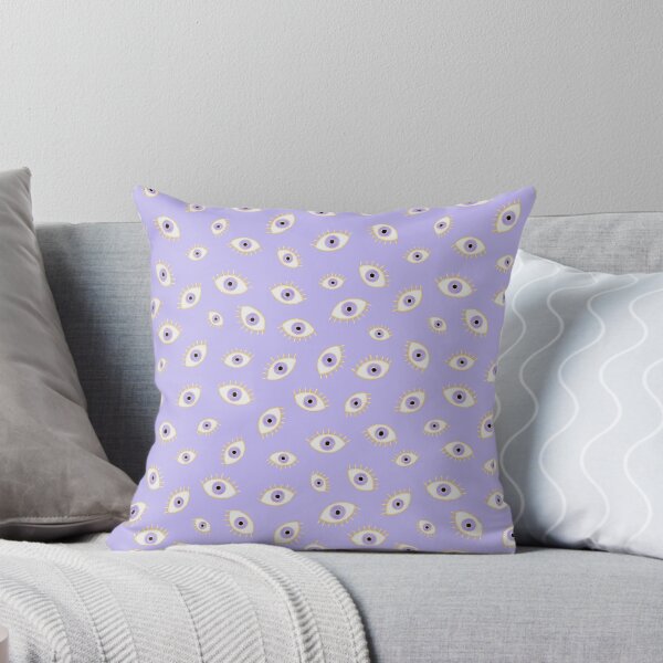 Item preview, Pastel lilac and gold eyes pattern designed and sold by ChateauMargot.