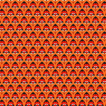 Artwork thumbnail, Orientale orange by Work of art Shop