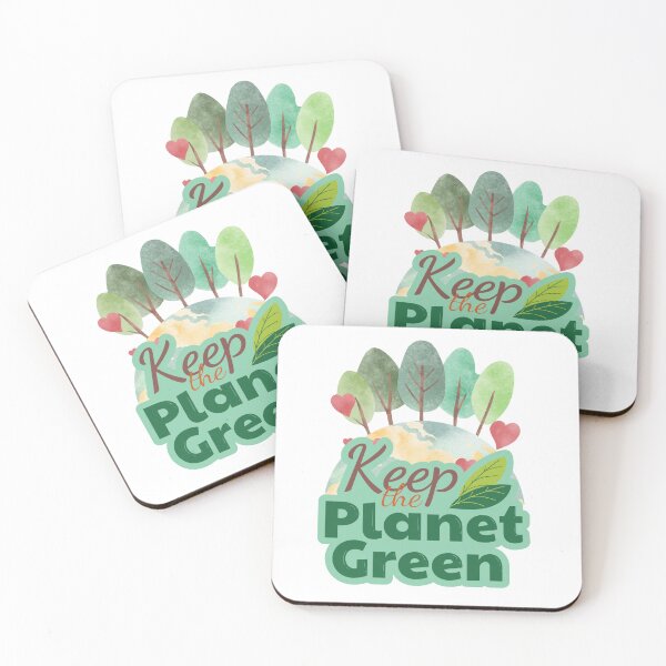 Item preview, Keep The Planet Green Watercolor Design designed and sold by Odetee.