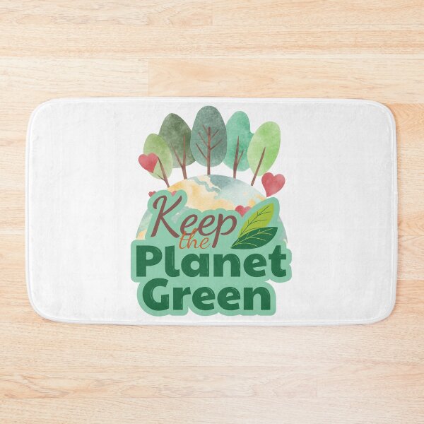 Item preview, Keep The Planet Green Watercolor Design designed and sold by Odetee.